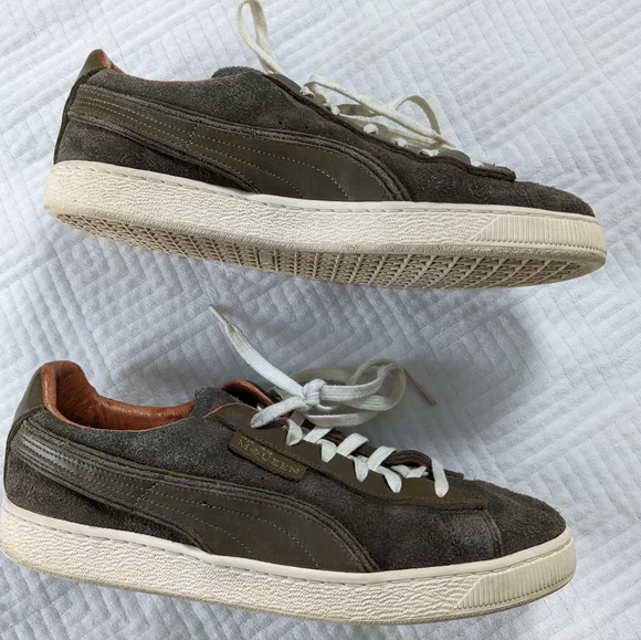 Puma Alexander McQueen Suede Sneakers Trainers Low Shoes Men US 13